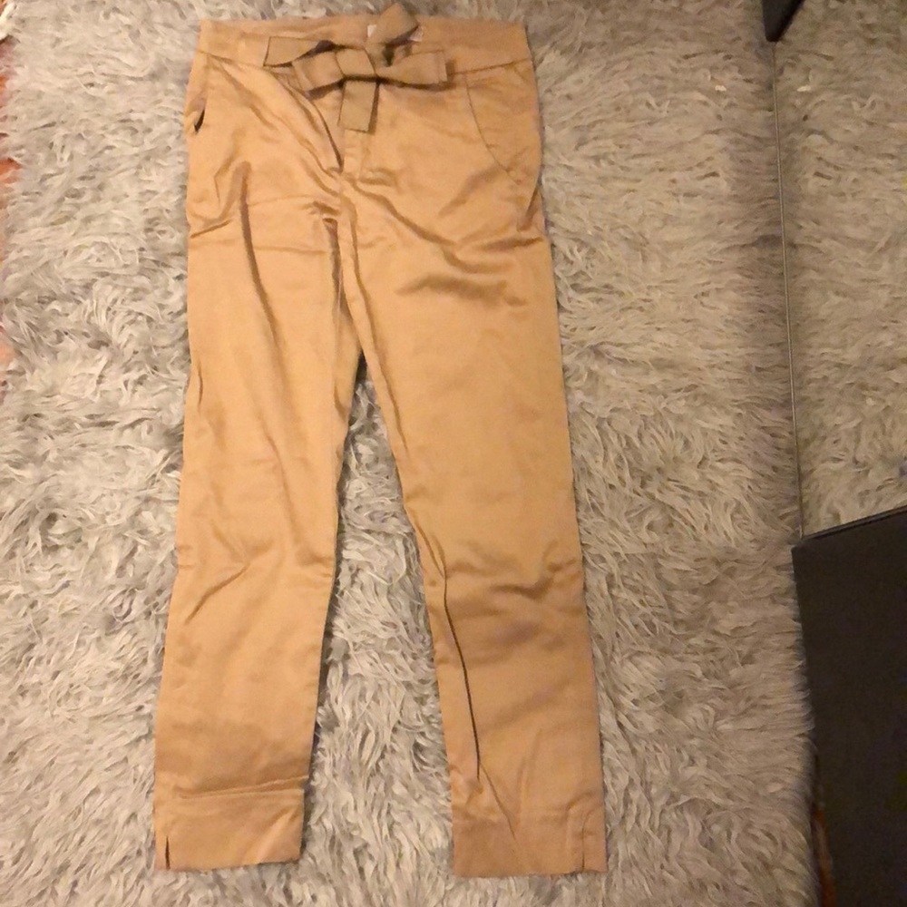 Cropped stretch pants